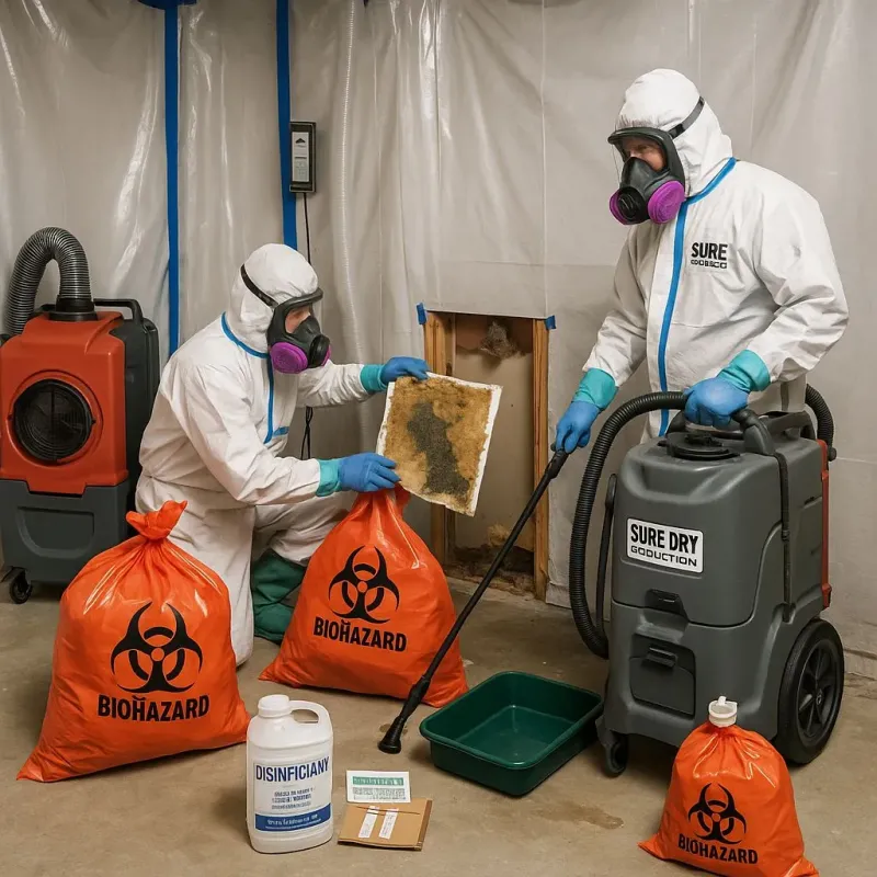 Contaminated Water Handling Protocols process in Centerburg, OH