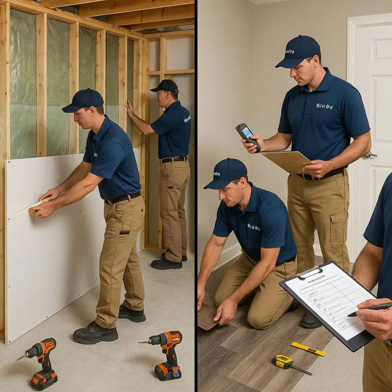 Repairs and Reconstruction process in Centerburg, OH